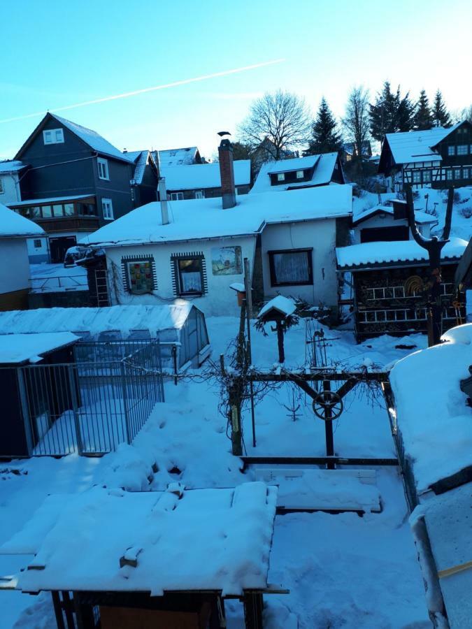 Ferienwohnung Kupfer Schmiedefeld am Rennsteig Buitenkant foto